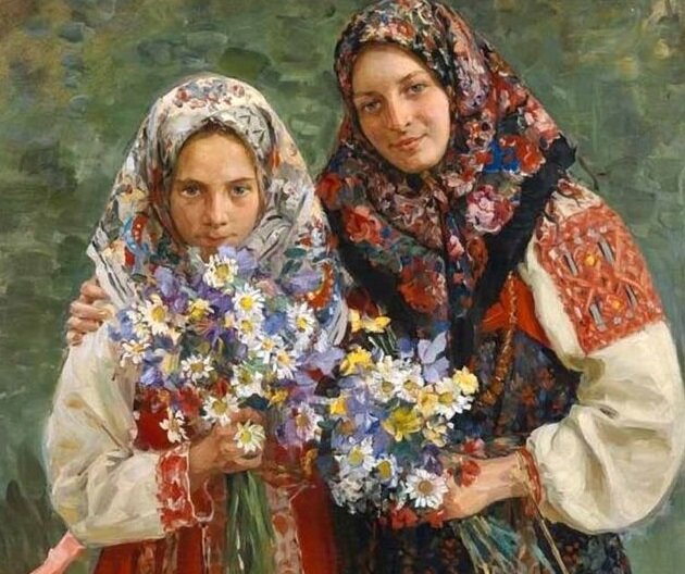 Полевые цветы.