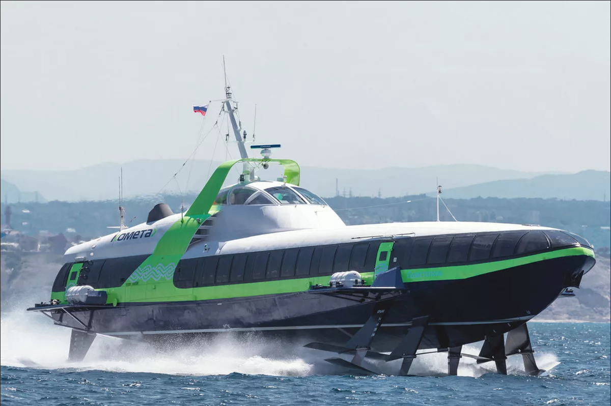 Судно на подводных крыльях "Комета 120М" проекта 23160. Фото в свободном доступе.