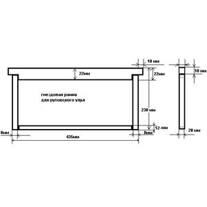 Рамки для ульев: размеры, чертежи, изготовления своими руками, видео