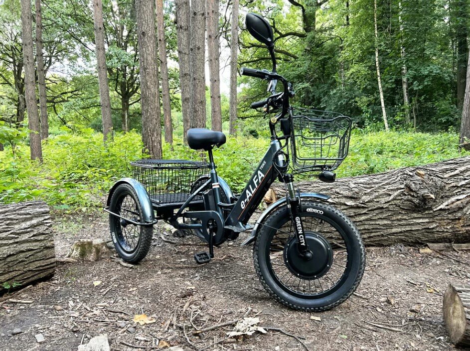 Новинка 2022 года – электрический фэтбайк-трицикл GREEN CITY e-ALFA Trike