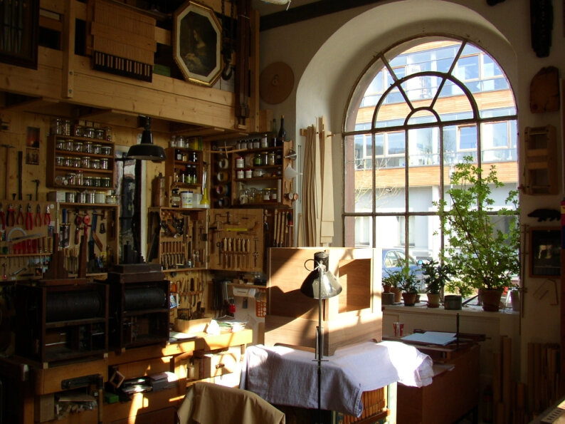 Студия на втором этаже. Фото: http://www.werkhaus.org/