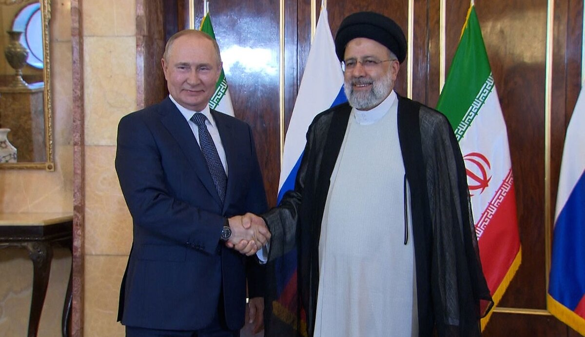 19 июля 2022 года. Тегеран. Встреча Владимира Путина и аятоллы Али Хаменеи.