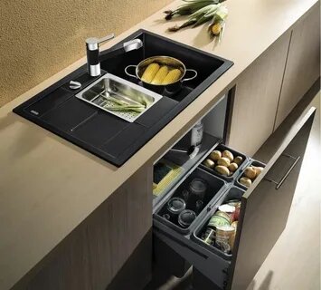 Внутреннее наполнение кухонного гарнитура