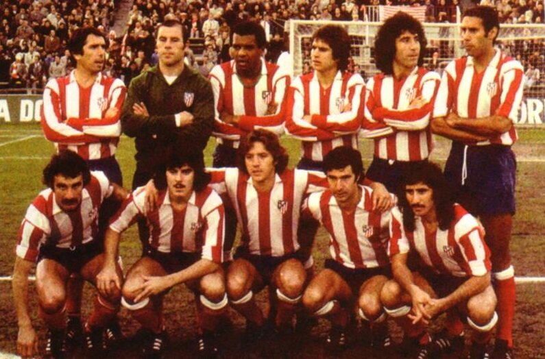 Фото мадридского Атлетико перед матчем первого раунда, против Базеля