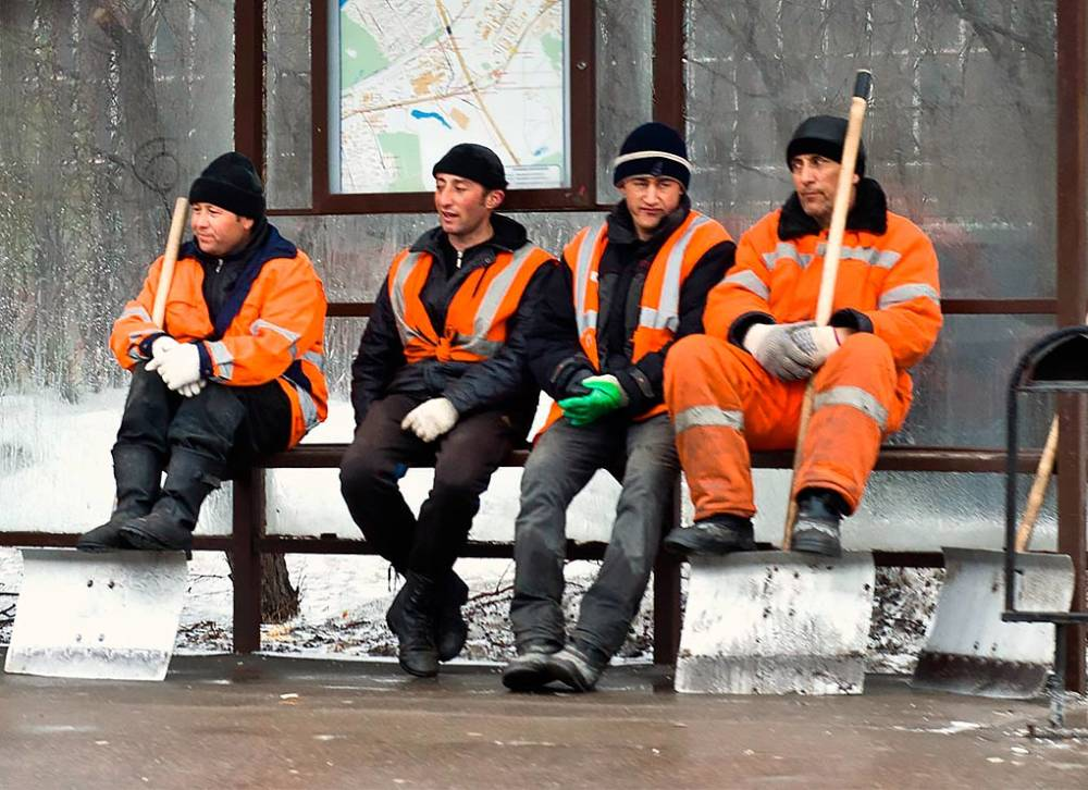 Гастарбайтеры в москве