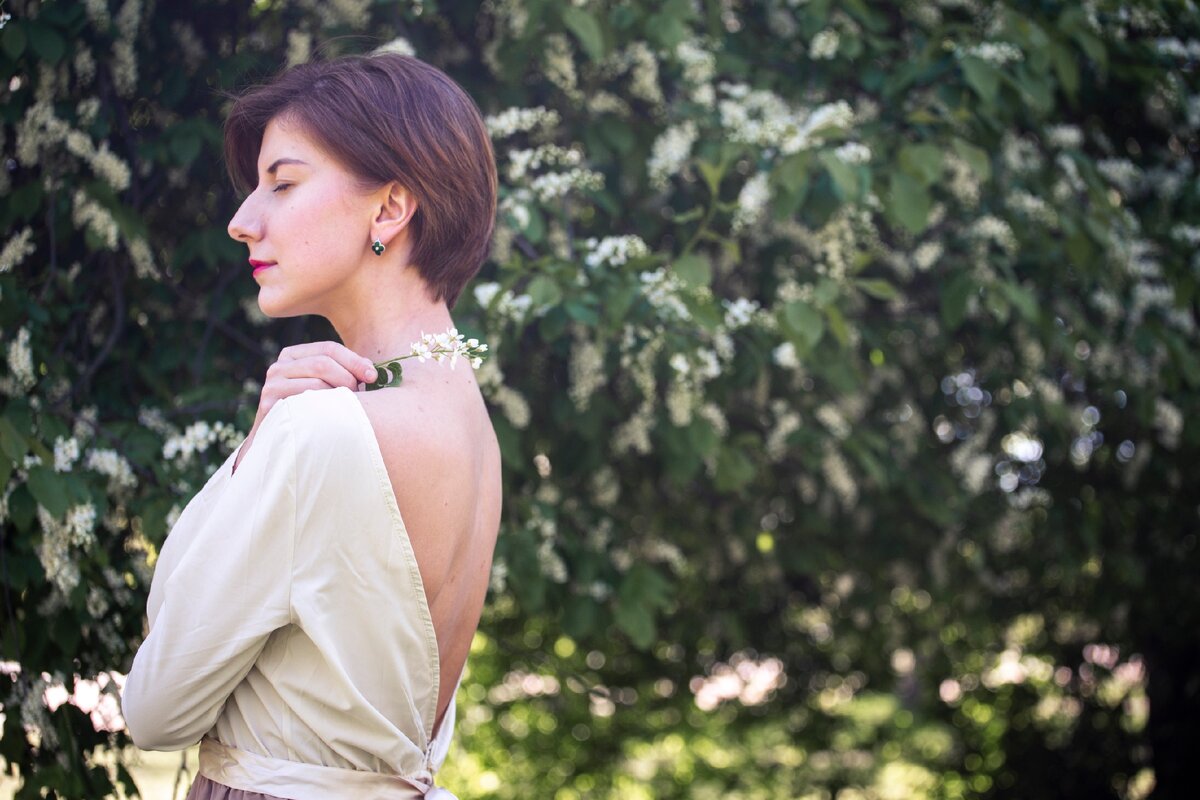 Фотосессия в платье из секонд-хенда