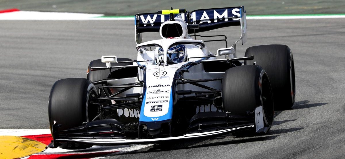 Николя Латифи за рулём Williams на Гран-при Испании 2020