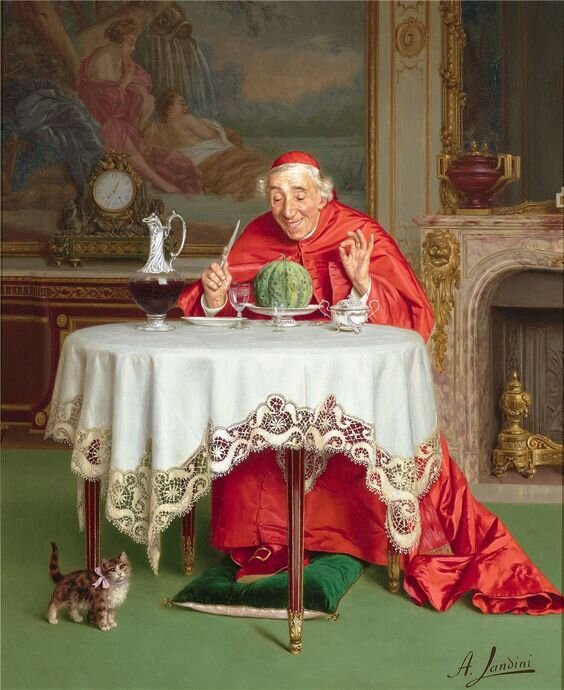 Андреа Ландини. Предвкушение, до 1935