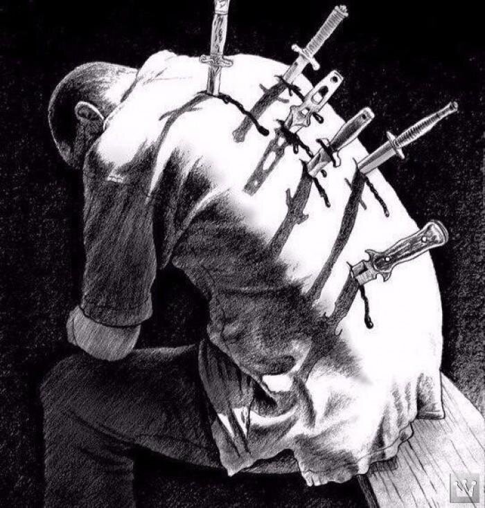 Парой случается так , что люди за которых вы готовы были прыгнуть в бездну , на самом деле ,столкают в эту самую бездну . И как бы это грустно не было , но это жизнь и я очень сильно сомневаюсь , что хоть кто-то в ней разобрался на все сто ... 