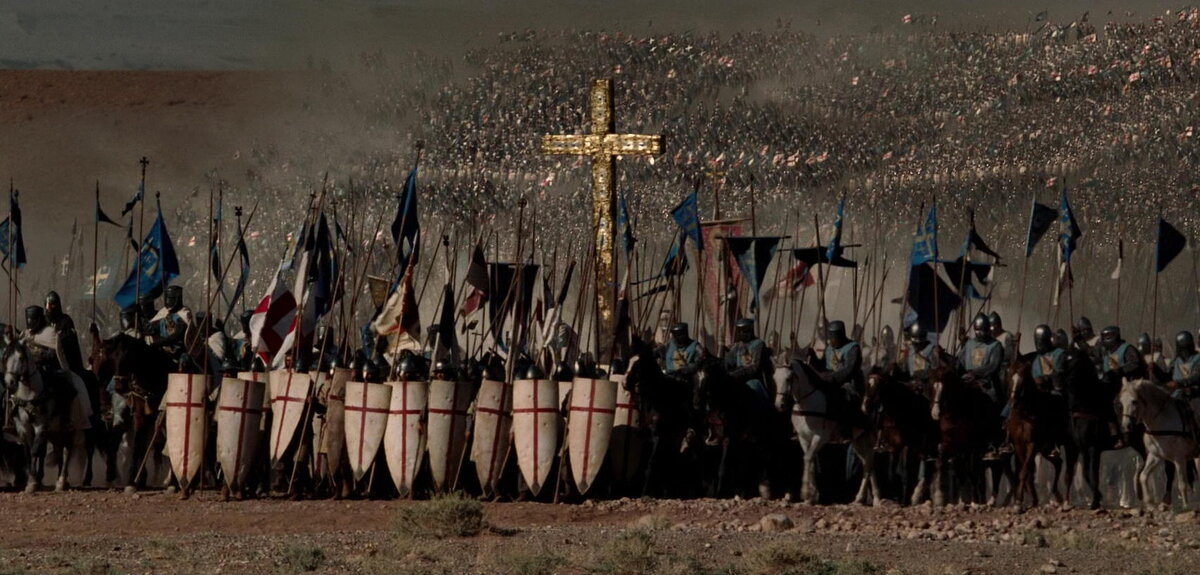 Кадр из фильма "Царство небесное", 2005 г