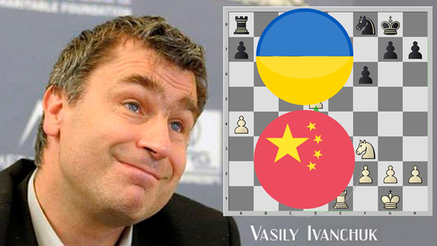 Василий Иванчук в составе сборной Украины на онлайн-Олимпиаде