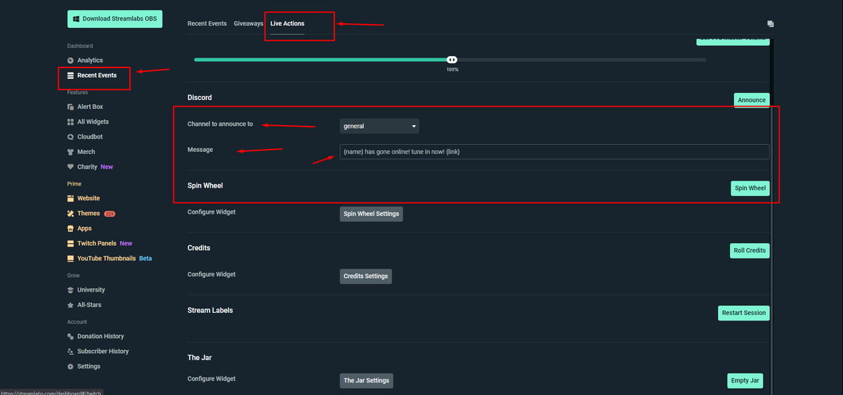 Streamlabs obs. Обс Дискорд. Сервер streamlabs. Статистика обс