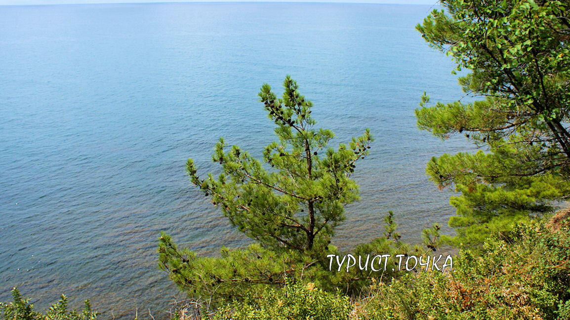 Вид на море из кемпинга «Радиоточка»