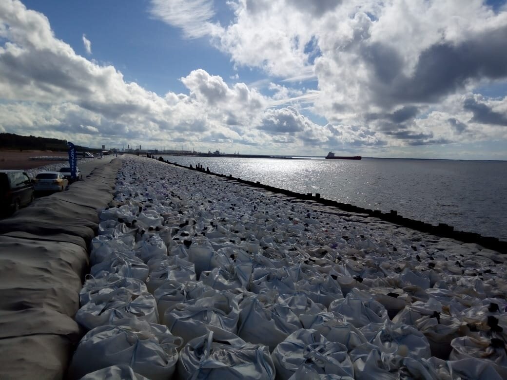 Строящийся терминал Lugaport в порту Усть-Луга. Фото "ПортНьюс" (с