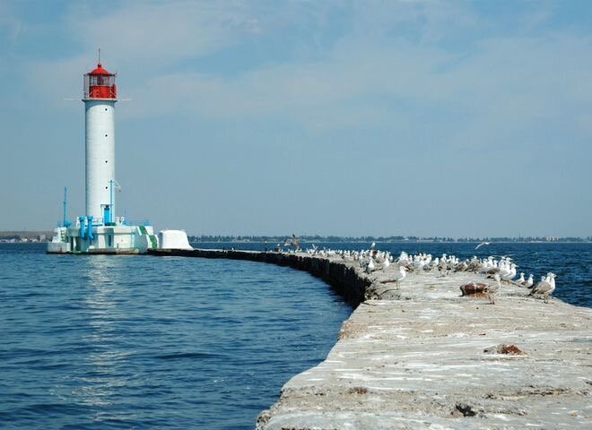 Воронцовский маяк на Карантинном моле, 2014 год