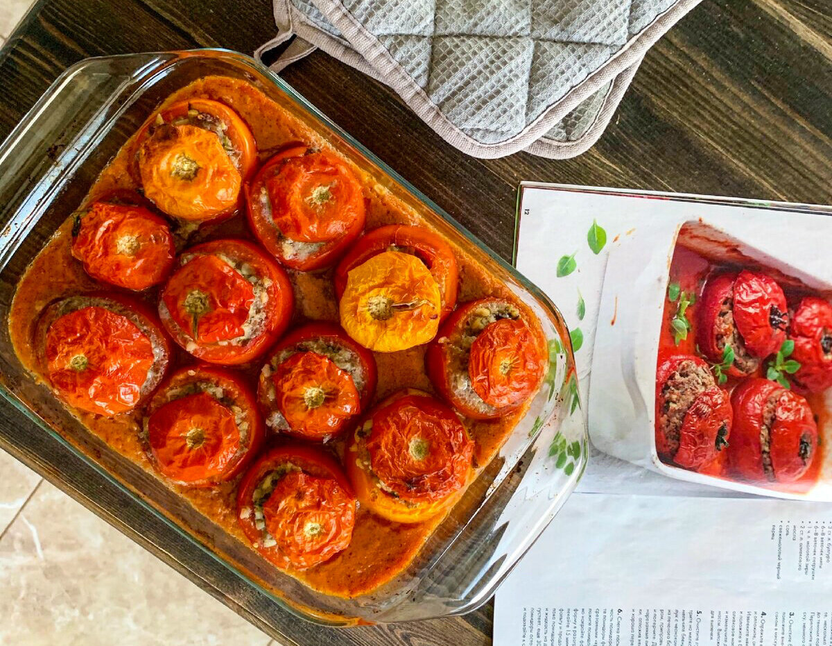 Фаршированные помидоры