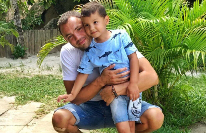 Александр Гобозов с сыном