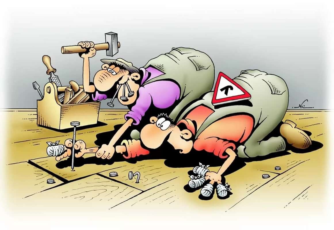 Карикатура: Юрий Отряскин, proza.ru