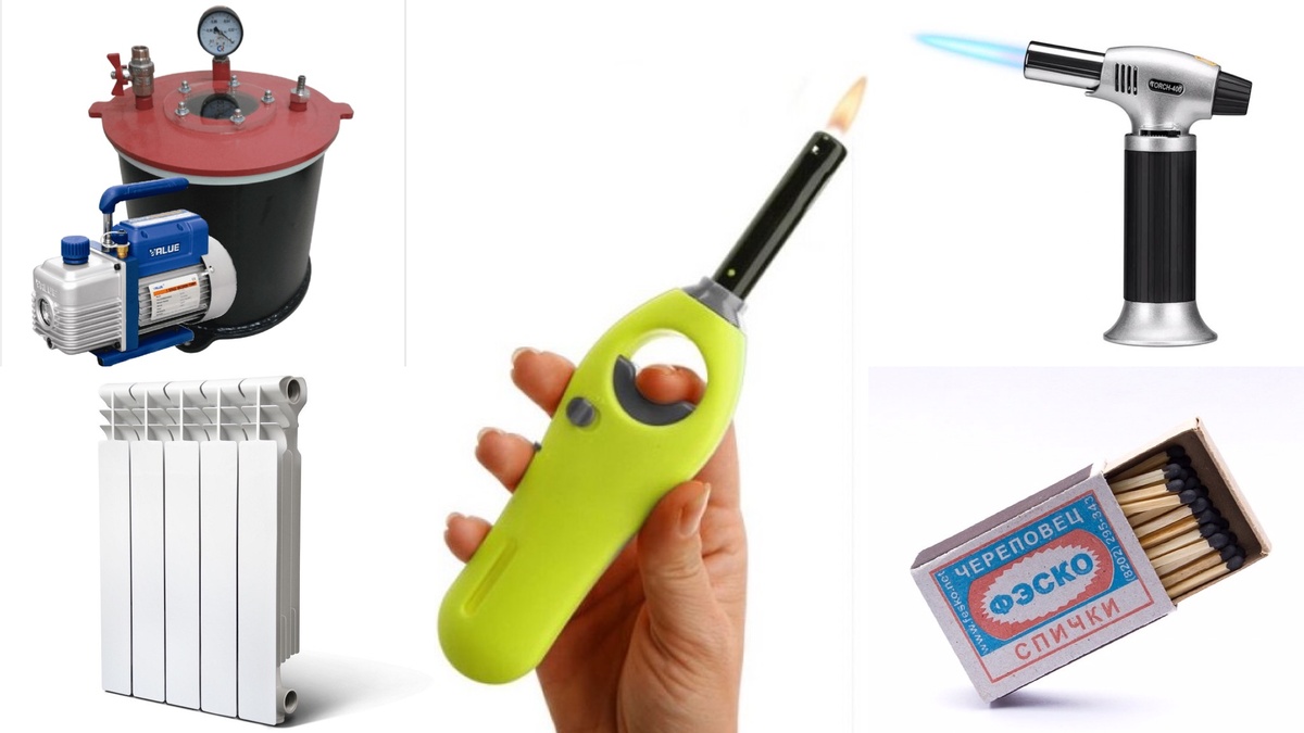 Инструменты для вытеснения пузырей