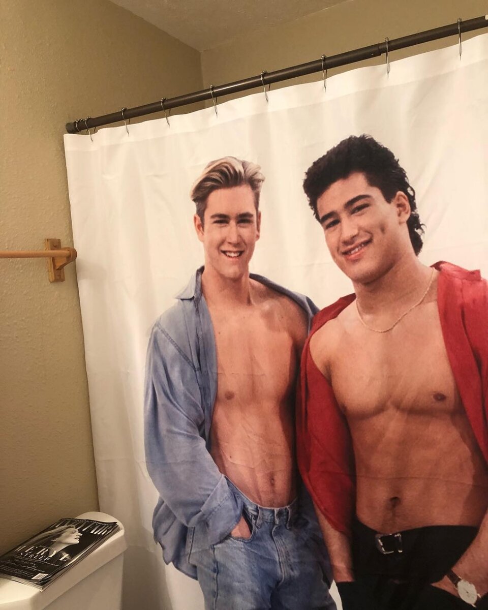 Шторка с фотками в ванную