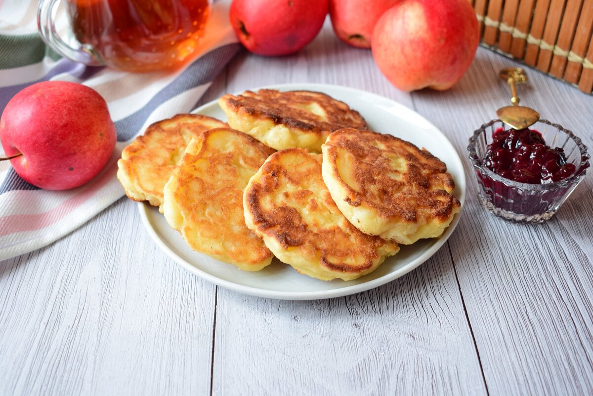 Сырники с яблоками | Домашняя кухня, фото - рецепты | Дзен