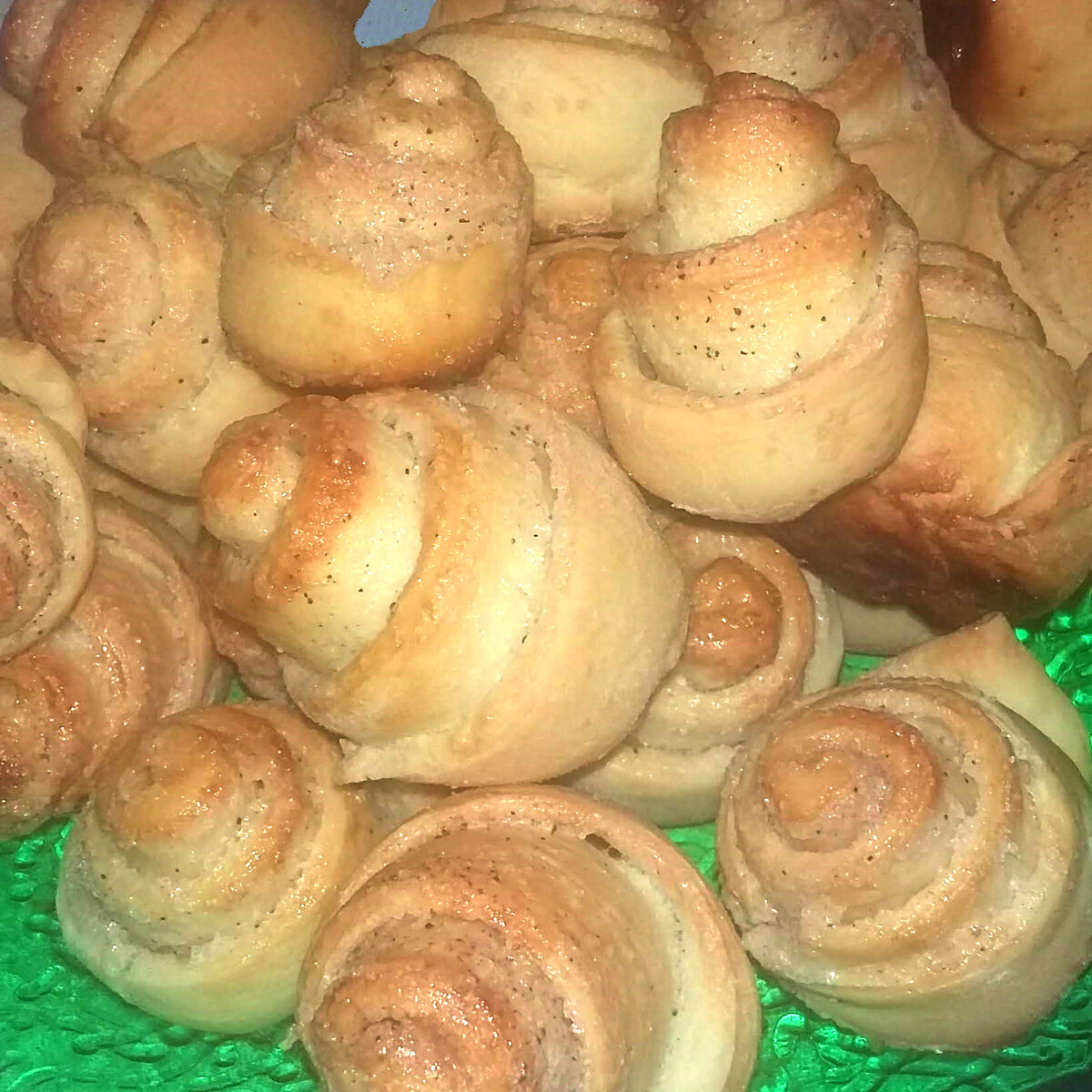 Сладкие домашние булочки 