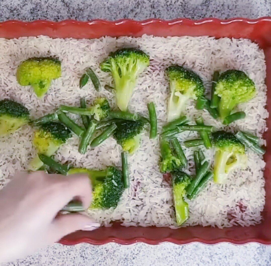 Брокколи и стручковая фасоль