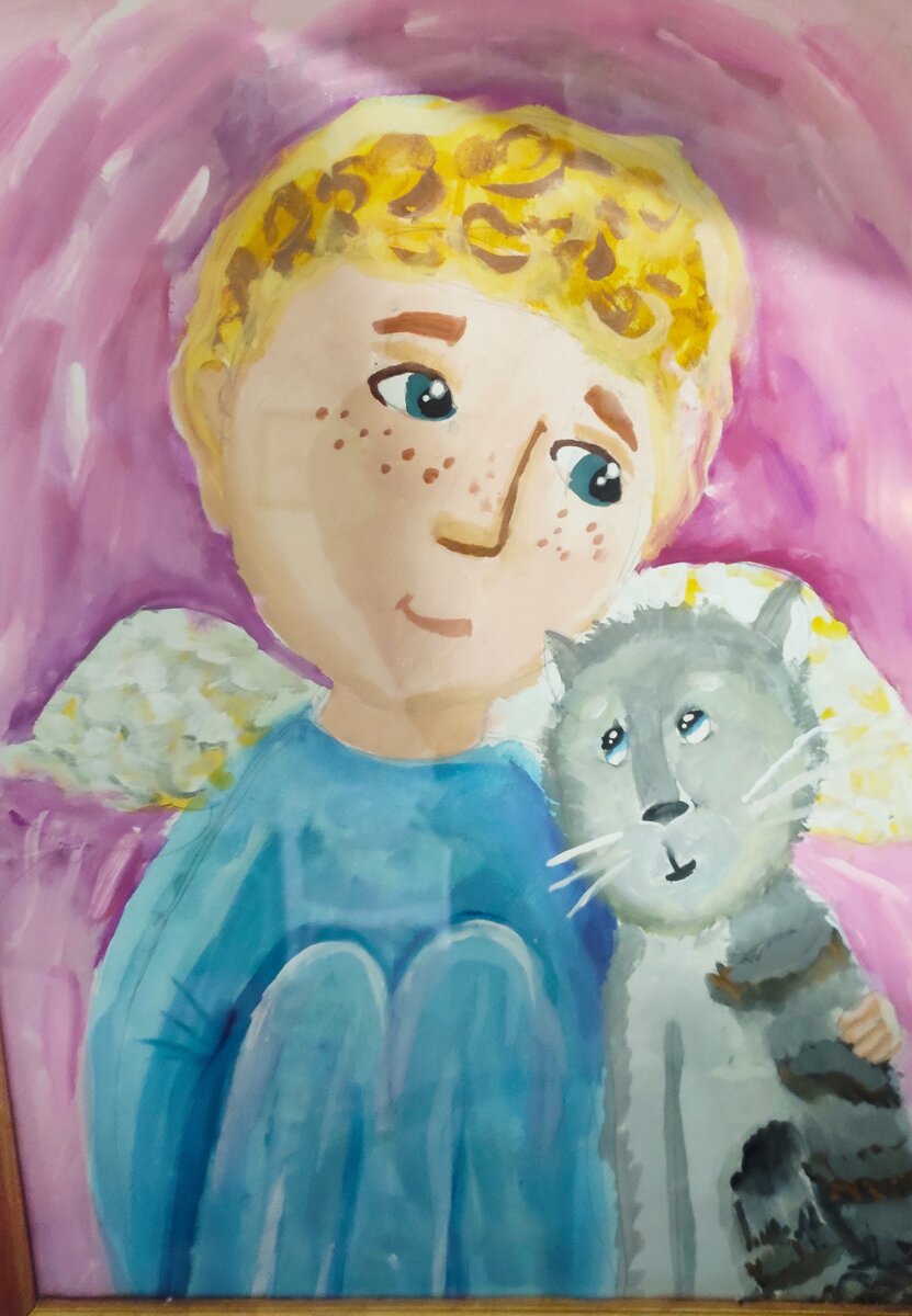 Нарисовали мои дети по видеоурокам. 