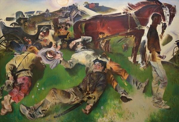 Евсей Моисеенко "Черешня", 1969. Русский музей, Петербург. 