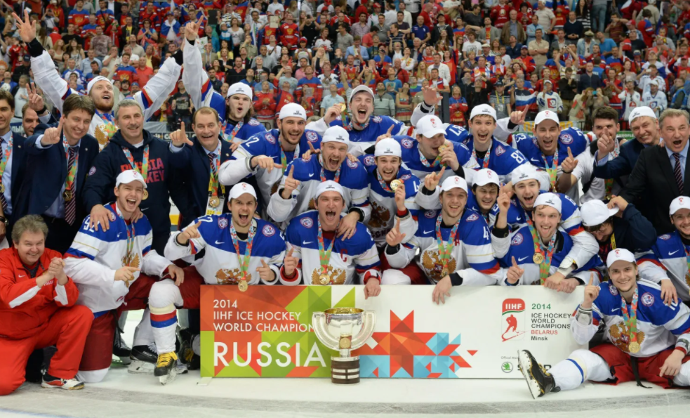 Последнее на данный момент российское золото было добыто в Минске, который мог принять и чемпионат мира этого года. Фото: ИИХФ