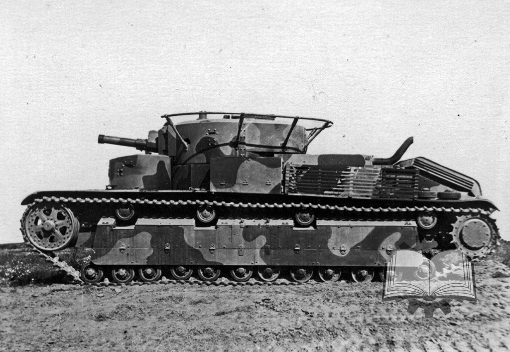 Т-28 в 2-цветном камуфляже для САВО, лето 1939 года.