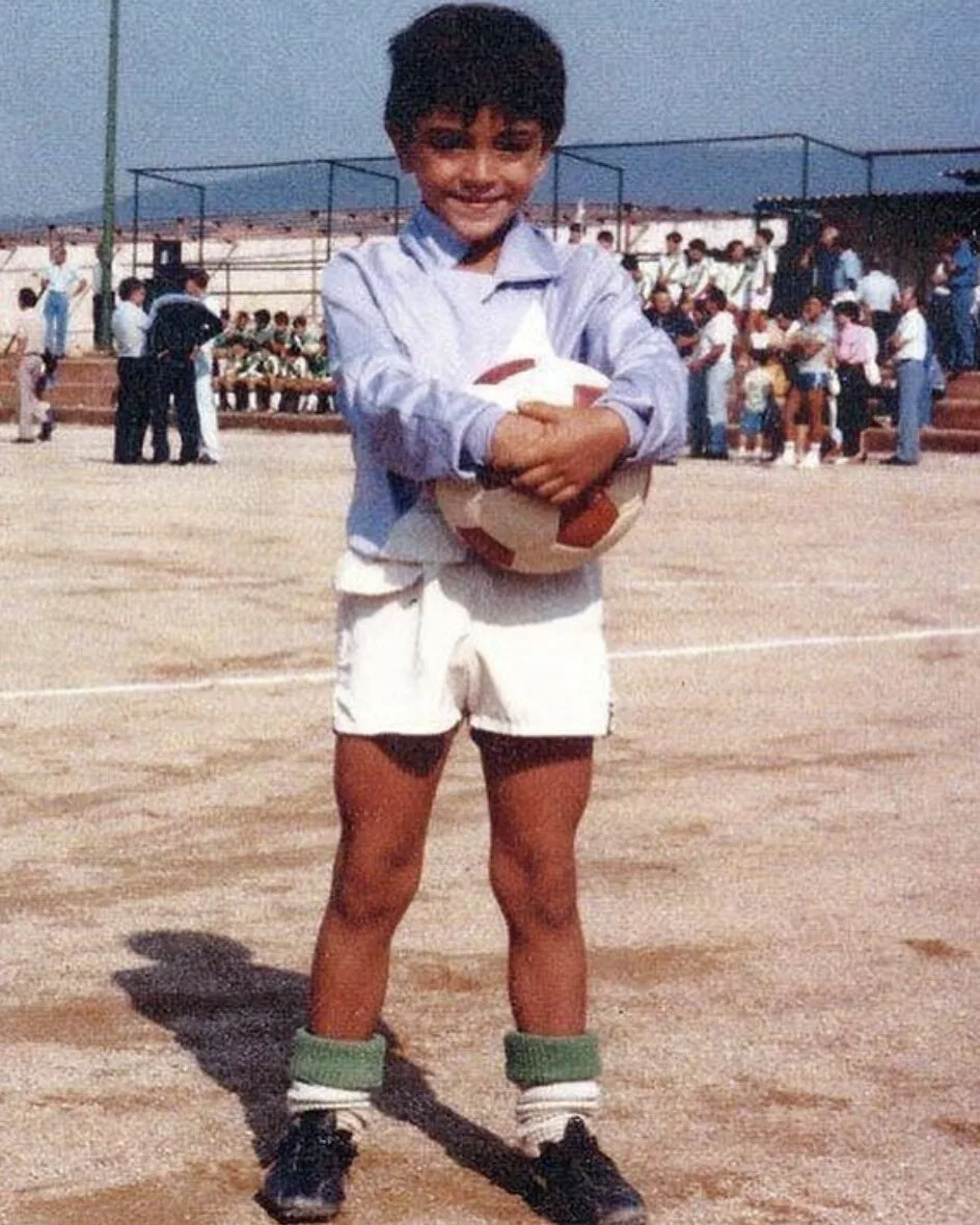 Хави Эрнандес в детстве