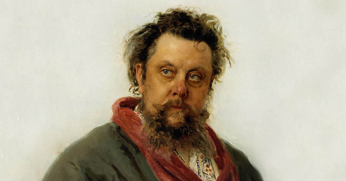 Портрет Модеста Мусоргского