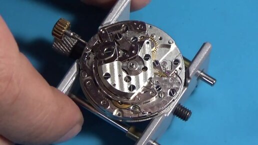 Ремонт механических часов с хронографом IWC 7750 Valjoux, разборка. Repair IWC 7