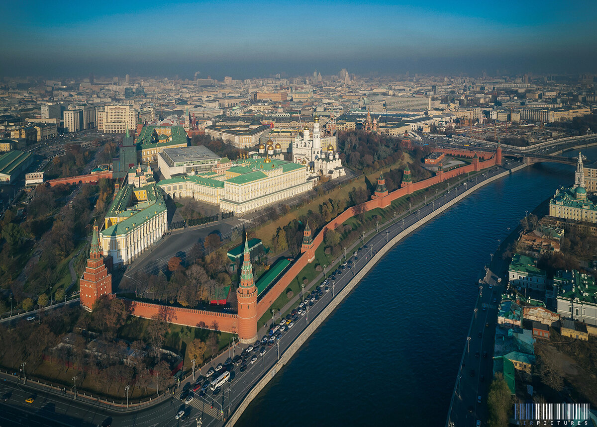 москва с птичьего полета