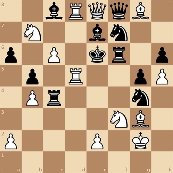 1 ход белых, м1