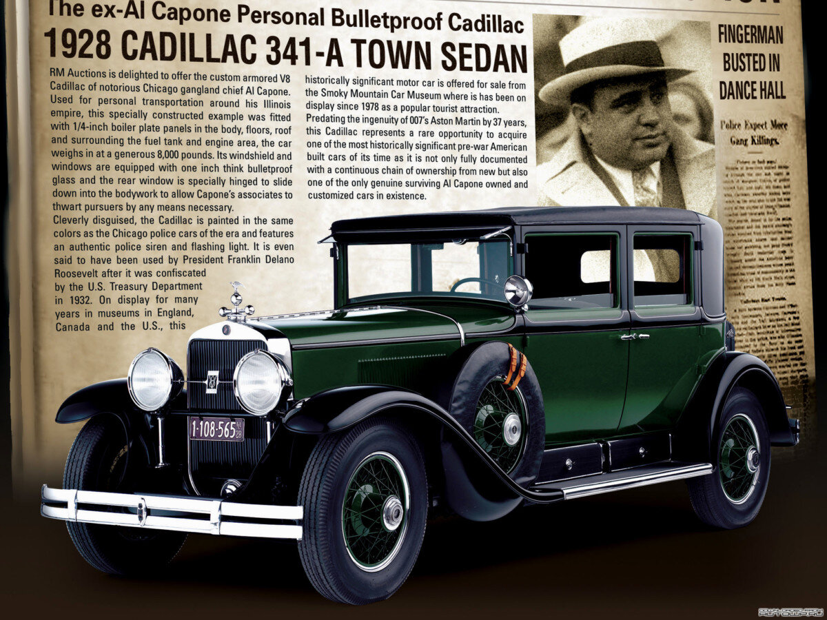 Cadillac 341a Town sedan Аль Капоне