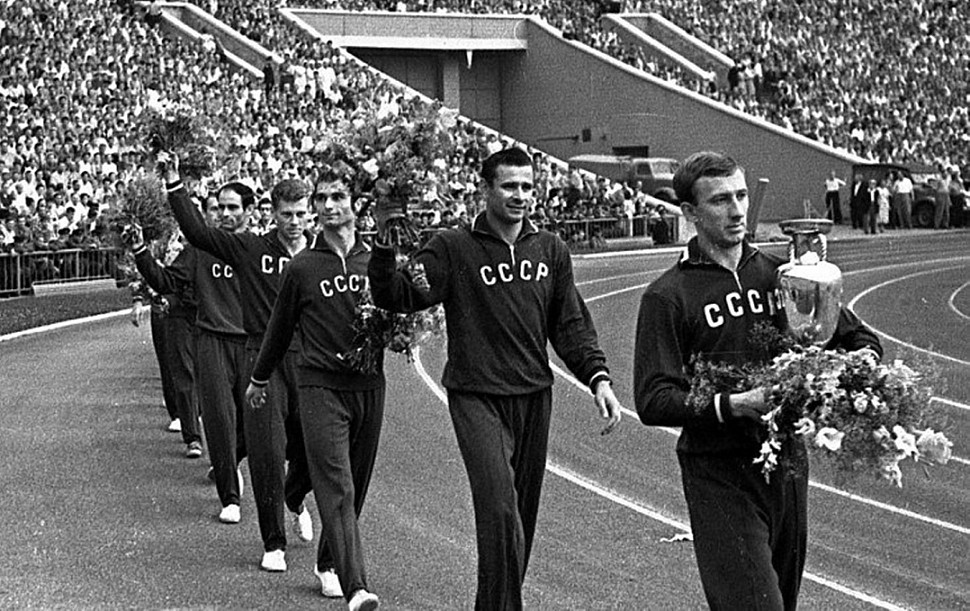 Сборная СССР по футболу, завоевавшая в первый и единственный раз Кубок Европы, 1960 год.