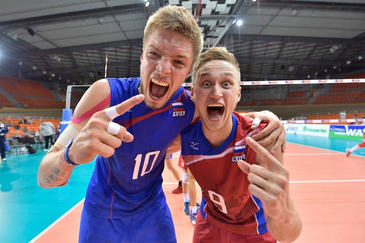 Дмитрий Яковлев (слева) и Алексей Чанчиков на МЧМ-2017 / фото: fivb.com