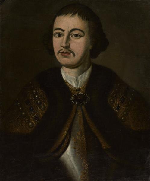 Неизвестный художник [Западная Европа] «Портрет Петра I», предположительно 1697 год. Источник: rusmuseumvrm.ru
