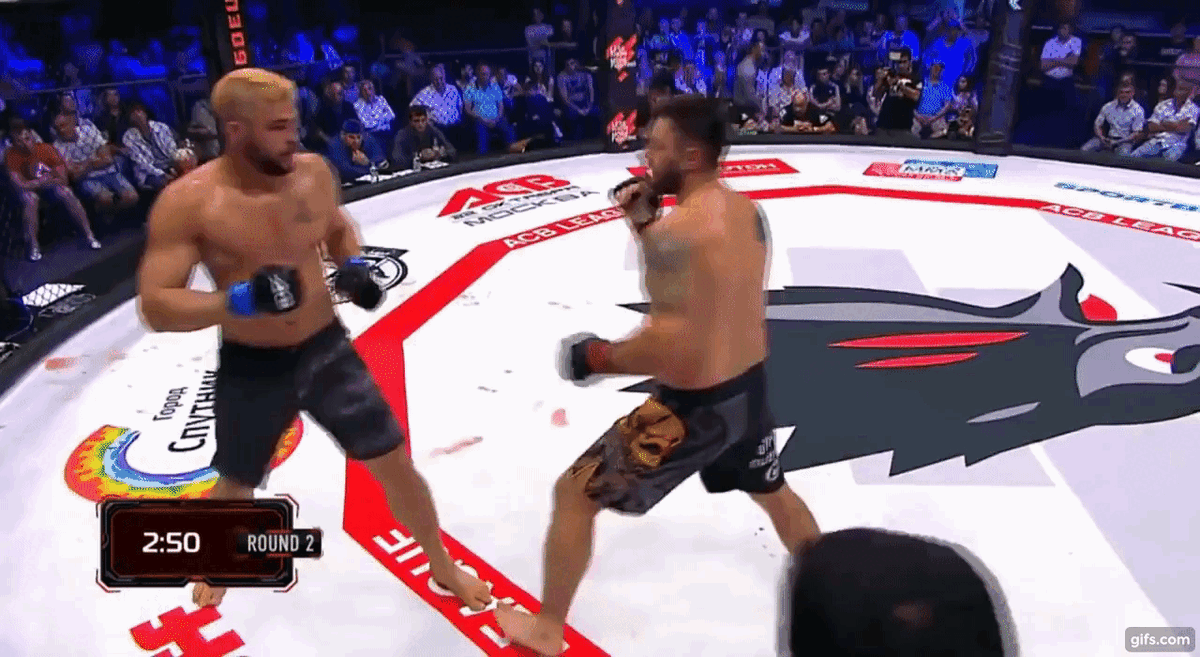 Андраде вырубает Рамиса Терегулова