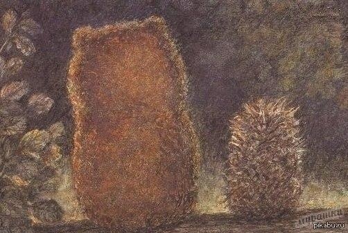 — Ты только представь себе: меня нет, ты сидишь один и поговорить не с кем.
— А ты где?
— А меня нет.
— Так не бывает, — сказал Медвежонок.
— Я тоже так думаю, — сказал Ёжик. — Но вдруг вот — меня совсем нет. Ты один. Ну что ты будешь делать?..
— Переверну все вверх дном, и ты отыщешься!
— Нет меня, нигде нет!
— Тогда, тогда… Тогда я выбегу в поле, — сказал Медвежонок. — И закричу: «Ё-ё-ё-жи-и-и-к! », и ты услышишь и закричишь: «Медвежоно-о-о-ок!.. ». Вот.
— Нет, — сказал Ёжик. — Меня ни капельки нет. Понимаешь?
— Что ты ко мне пристал? — рассердился Медвежонок. — Если тебя нет, то и меня нет. Понял?…
 