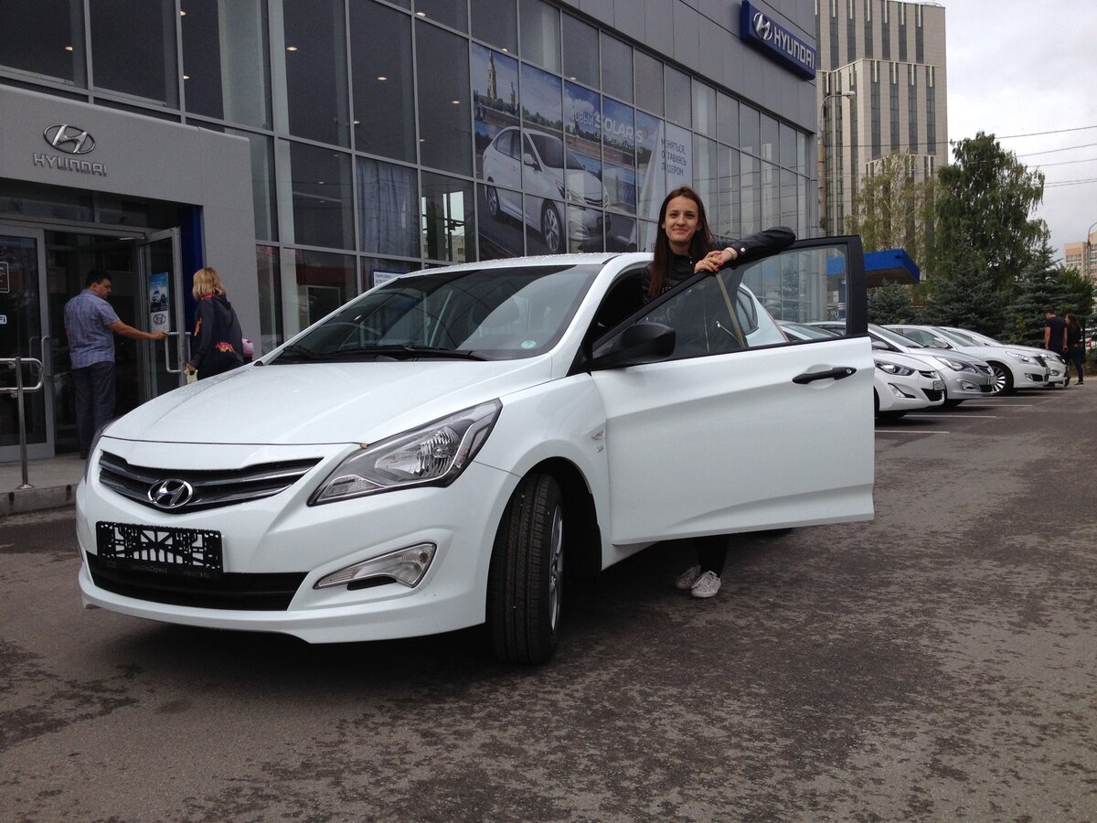 Россиянка приобрела Hyundai Solaris. /Фото: a.d-cd.net