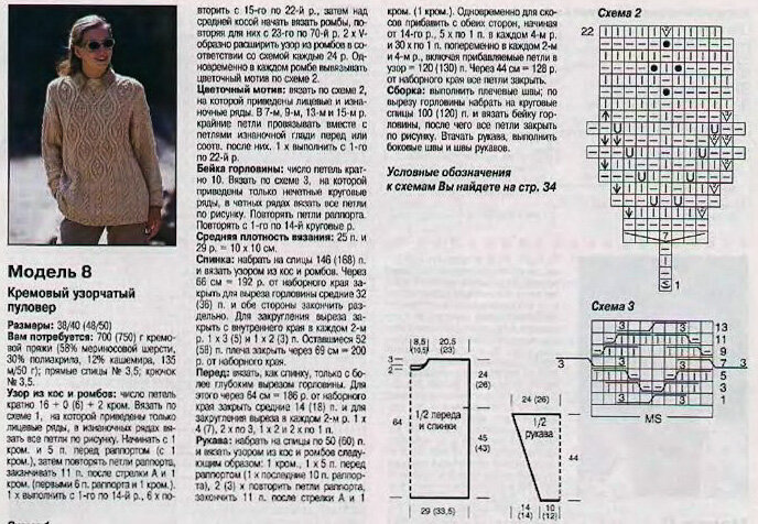 Фото: Журнал по вязанию «Сабрина», №11 ноябрь 1999 г., стр.33