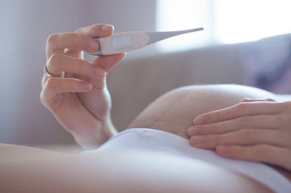 Повышенная температура у беременной женщины 