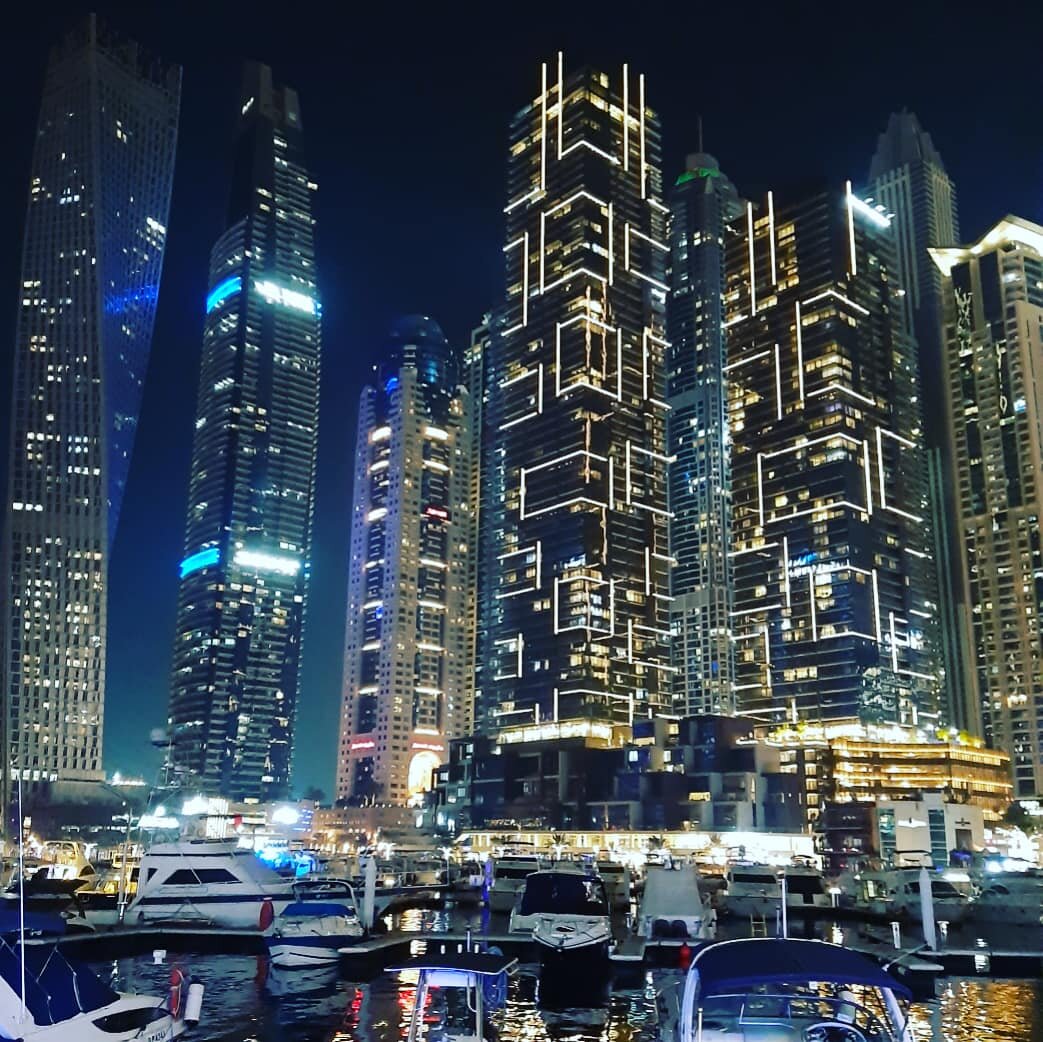 Дубай Марина ночью невероятна!
