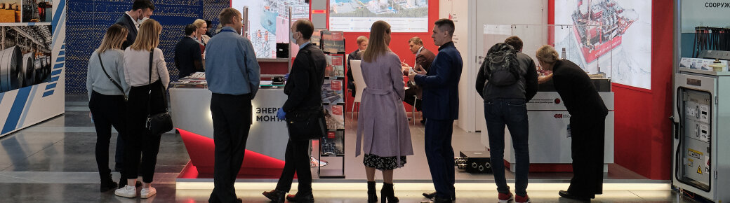 Стенд ССТэнергомонтаж от креативного агентства Ideation на выставке OMR 2020