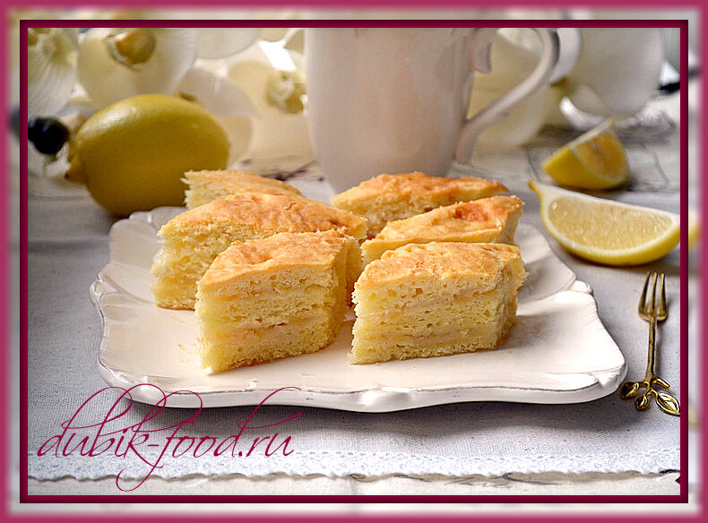 Лимонник пирог классический