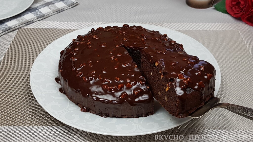Шоколадный пирог без муки - рецепт на канале Вкусно Просто Быстро