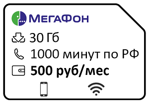 Тариф от Мегафон для смартфона